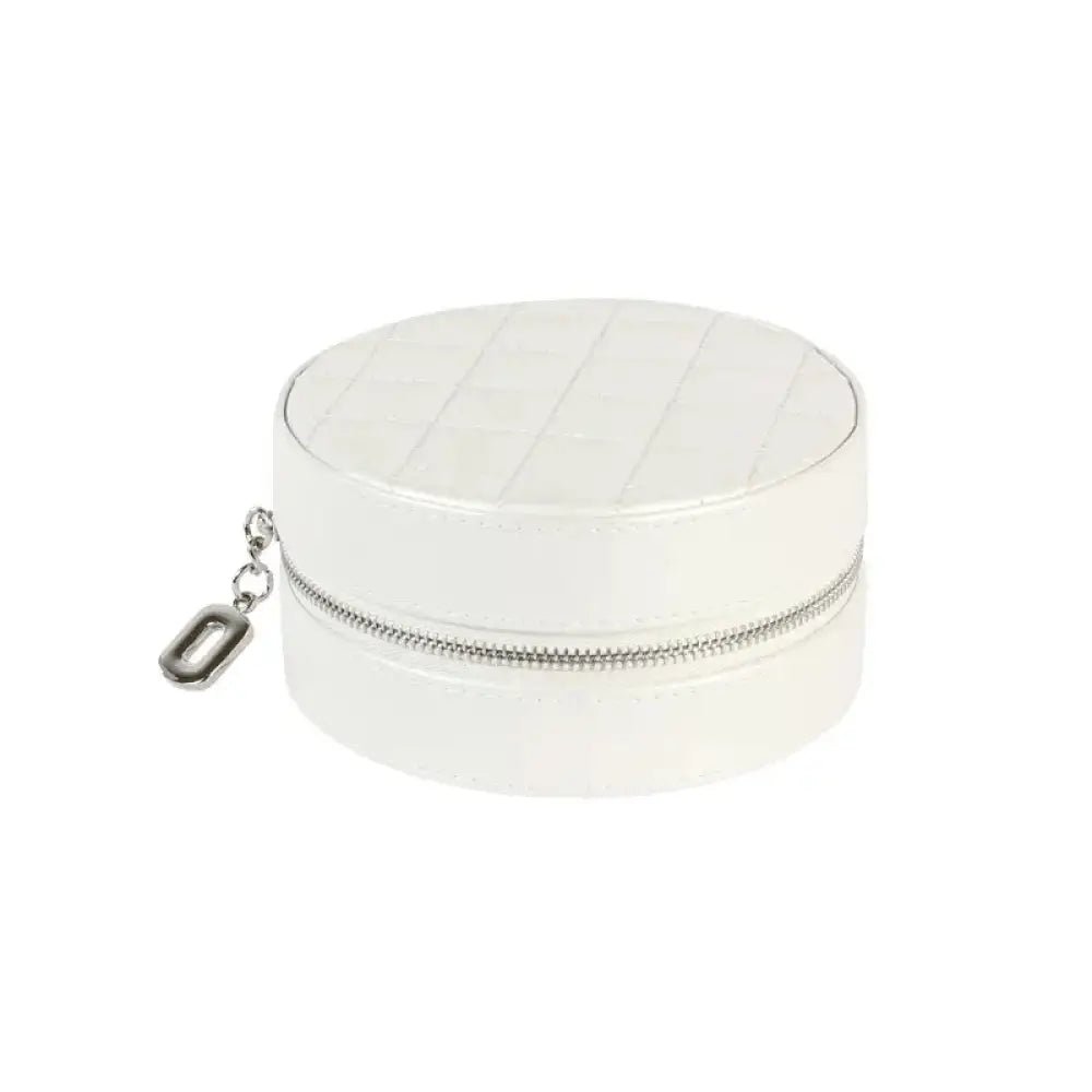 Coffret à bijoux rond blanc coffret-a-bijoux-rond-blanc-ronde-fermeture-eclair-cosmetiques-cas-525