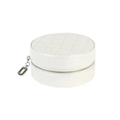 Coffret à bijoux rond blanc coffret-a-bijoux-rond-blanc-ronde-fermeture-eclair-cosmetiques-cas-525